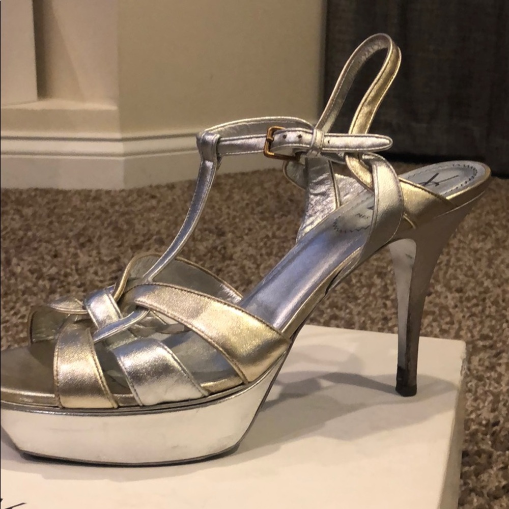 YSL TRIBUTE SANDAL marked 42 more like 10.5 or 11